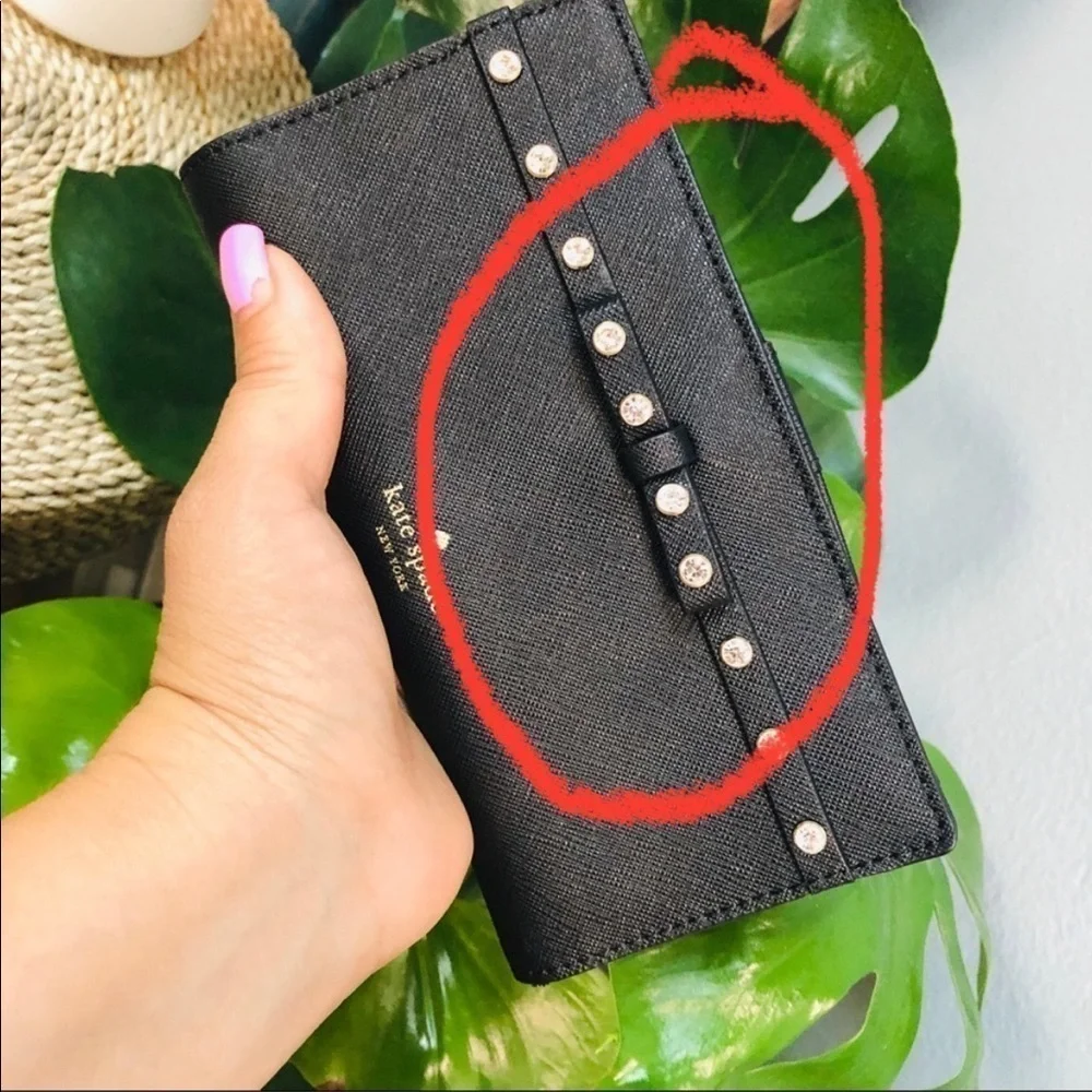 Kate Spade Black Wallet NWT - Picture 3 of 8